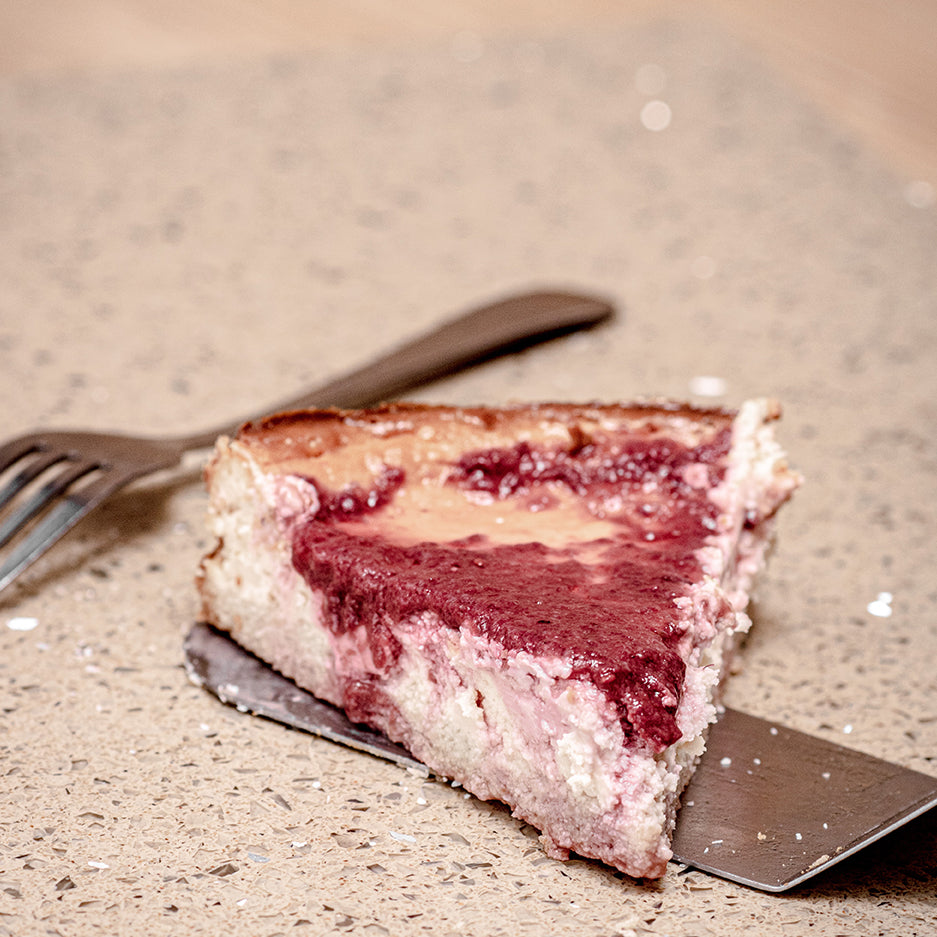Trozo de cheesecake Maracuya